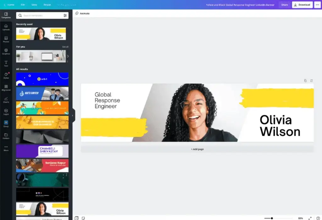 Como fazer capa do LinkedIn no Canva 2 capa do linkedin