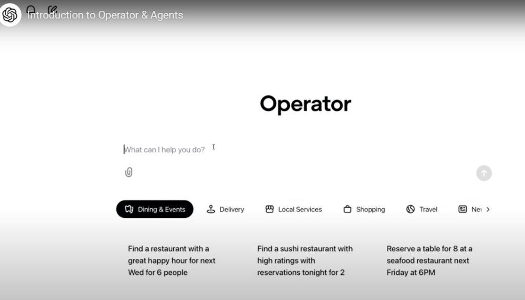 chatgpt operator