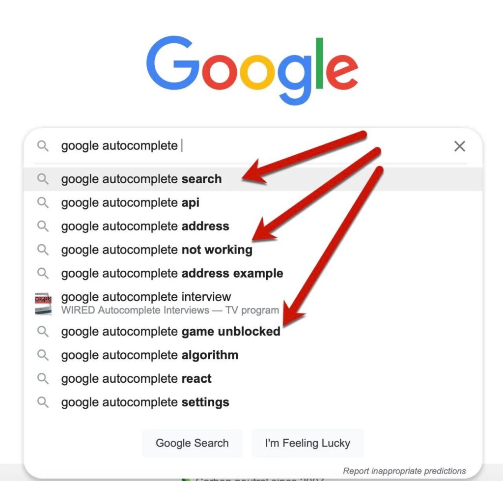 Google Auto-Suggest
