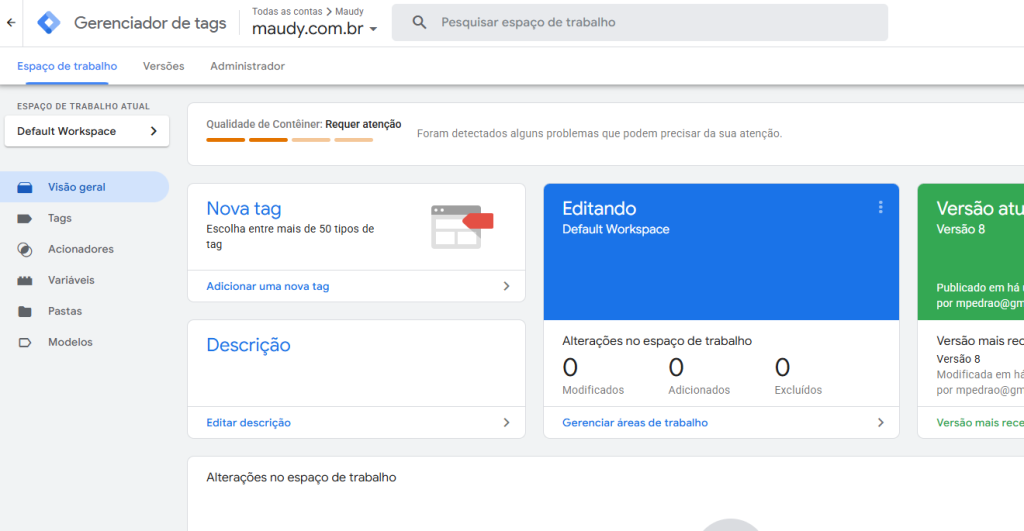 O GTM atua como uma ponte inteligente entre seu site e suas ferramentas de marketing.