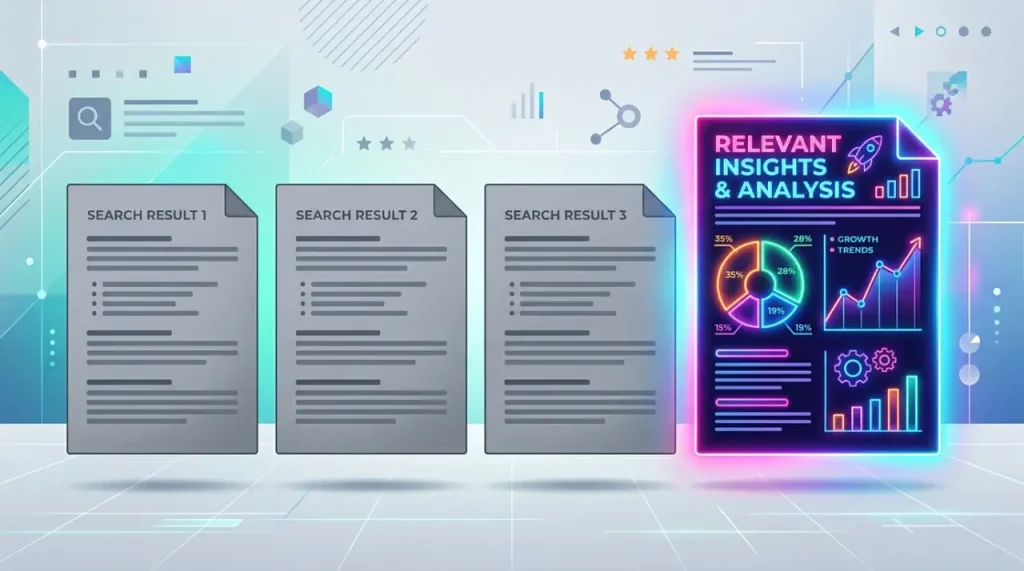Ganho de Informação no SEO: O que 150 páginas no topo do Google revelam sobre a crise de originalidade 2 Ganho de Informação no SEO: O que 150 páginas no topo do Google revelam sobre a crise de originalidade
